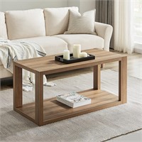 SICOTAS Farmhouse Coffee Table - Boho  2-Tier