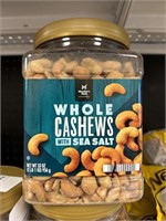 MM whole cashews 33 oz