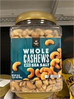MM whole cashews 33 oz