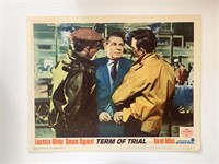 Term of Trial 1962 vintage lobby card