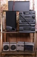 Stereo and Cart, Magnavox, Radio Cassette Player