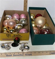 Vintage Avon Christmas Ornament Balls & Avon