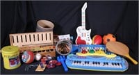 Toys: Keyboard, guitar, and more