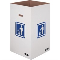 10pk Bankers Box 42Gal Recycling Bins (NO LIDS)