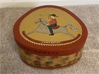 Painted Hat Box