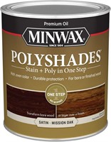 1qt Minwax PolyShades Stain, Mission Oak