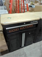 28" x 18" Husky locking black cabinet