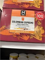 MM Colombian supreme Med-dark 100 K cups