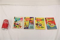 4 Vintage Walt Disney Comic Digest