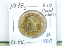 1898s $10 Gold Liberty CH BU