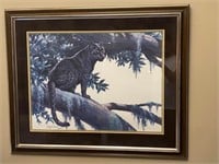Framed Big Cat Picture by Guy Coheleach