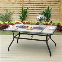 1 MF Studio Outdoor Dining Table Metal Frame and