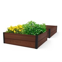 1 Keter Maple 4 ft. x 4 ft. Resin Raised Garden