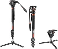 Cayer CF34 Video Monopod Kit  71 inch