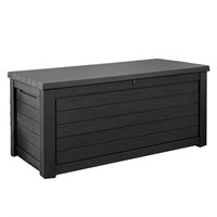 1 Keter 165-Gallon Resin Outdoor Deck Box - Grey
