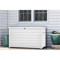 1 Keter 165-Gallon Resin Outdoor Deck Box - White