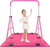 Kids Expandable Gymnastics Bar - Adjustable, Pink