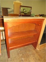 SOLID WOOD CHERRY FINISH BOOKCASE