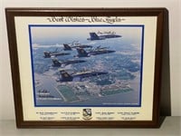 Signed Blue Angels Picture