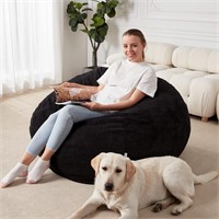 Black Homguava Bean Bag  Memory Foam  Corduroy