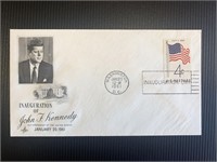 John F Kennedy inaufuration first day cover