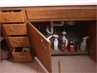 Cleaners, Kitchen Utensils, All Drawer Contents