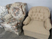 2 CLOTH CHAIRS