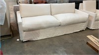 (M) BRYNN SOFA, FEATHER FILL IN IVORY 86in