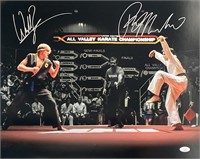 The Karate Kid Ralph Macchio and William Zabka sig