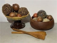 Bowls & Bals & Wood Utensils