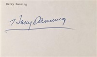 NY Giants Harry Danning autograph