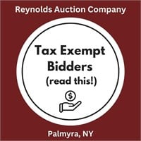 Tax Exempt Bidder Information