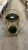 (L) WORLD MARKET 2 TIER BAR CART