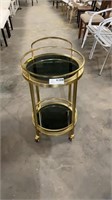 (L) WORLD MARKET 2 TIER BAR CART