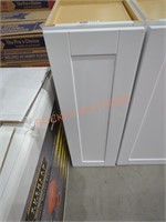 12" x 13" x 36" white wall cabinet