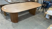 (K) RUSSO FLUTED DINING TABLE 96in ** couple