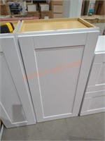 18" x 13" x 36" white wall cabinet