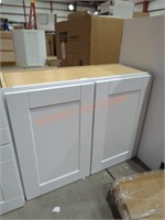 30" x 13" x 24" white wall cabinet