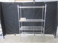 Metal Metro Style Shelf Unit