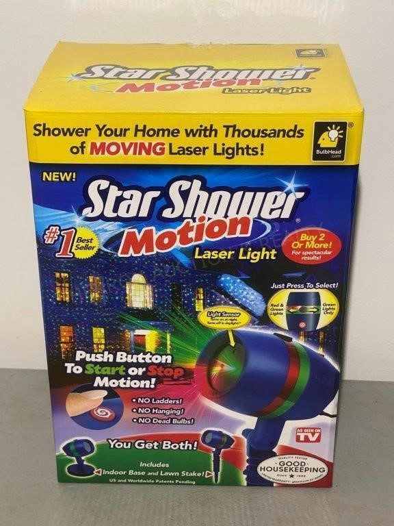 Star Shower Motion Laser Light