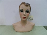 Vintage Lady Head Bust