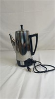 ELECTRIC STAINLESS COFFEE PERCOLATOR