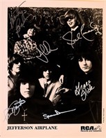 Jefferson Airplane signed promo photo