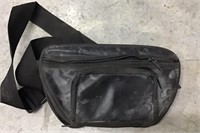 BLACK LEATHER CARRYING GUN ACE CASE