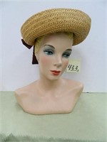 Vintage Lady Bust & Hat