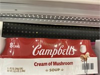 Campbells cream of mushroom soup 8 cans