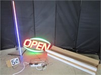 OPEN Lighted Sign & More