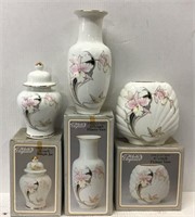 3 NIB DECORATIVE VASES