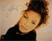 Janet Jackson signed promo photo