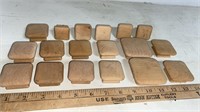 18 Wooden Cabinet Knobs / Drawer Pulls